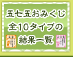 五七五おみくじ全10タイプの結果一覧